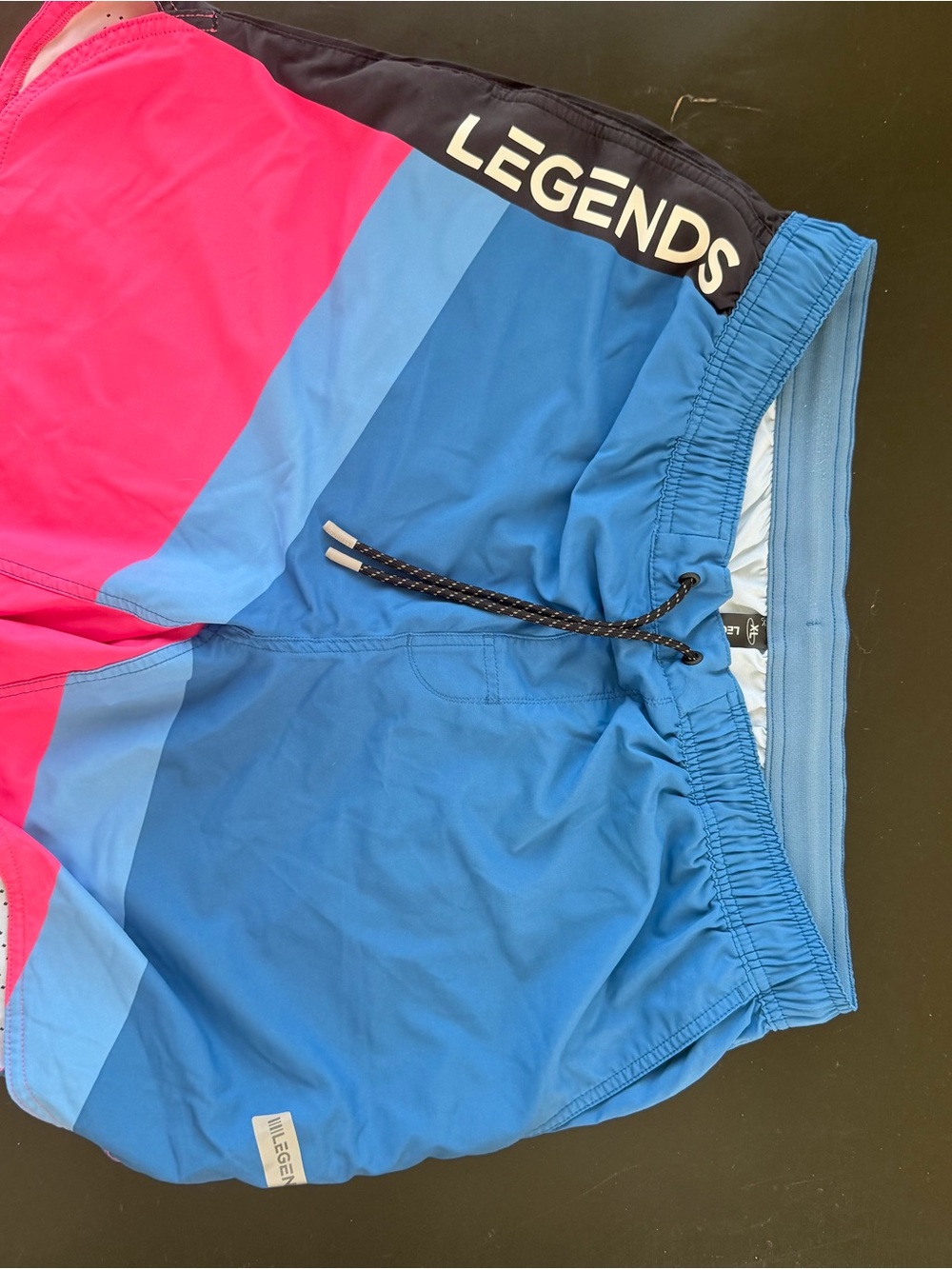 Legends Men’s Blue & Pink Colorblock Hybrid Shorts